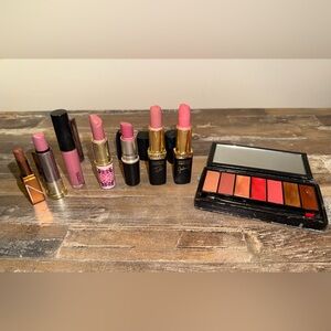 Lot Of 8 Discontinued MAC Cosmetics-Urban Decay-L’Oreal-Nars & Lipsticks/Glosses